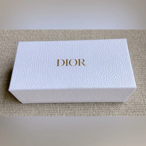 Dior Empty Sunglasses Box Christian Dior empty box sunglasses box gray designer 4” x 7  main image 4